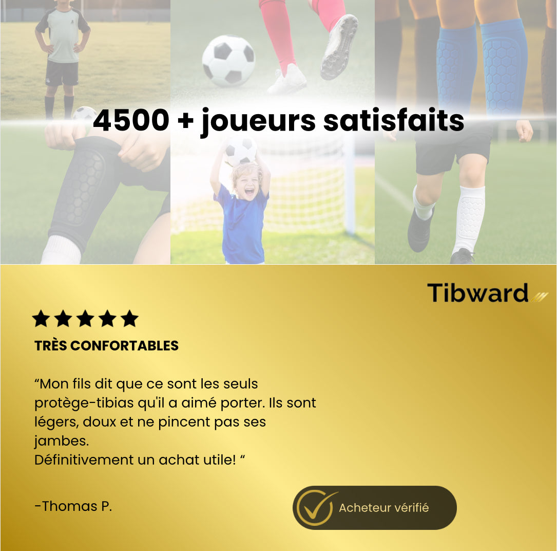 Tibward™ — Protège-tibias pour petits et grands